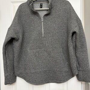 GAP Gray Women's Zip-Up Sweater